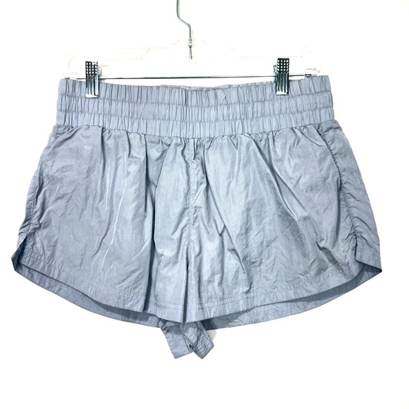 Varley Gray/Blue Athletic Shorts Lightweight Performance W1 - Picture 1 of 7